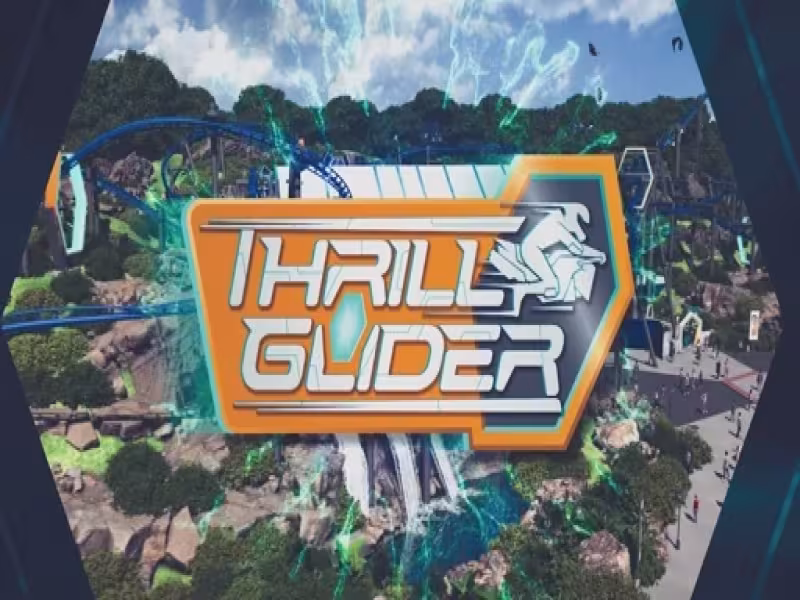 Six Flags Unveils 'Thrill Glider,' World's First Flying Motorbike Coaster