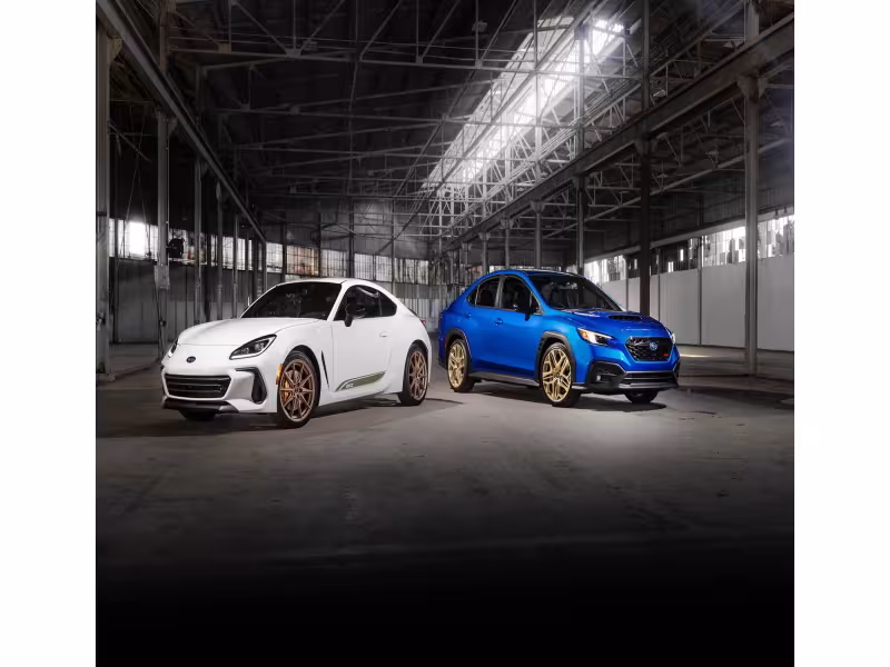 Subaru Marks WRX's 25th, BRZ's 15th Year With Limited Anniversary Editions