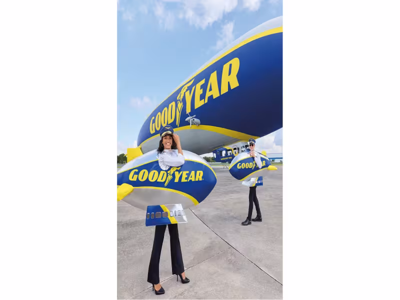 Spirit Halloween Launches Inflatable Goodyear Blimp Costume for $79.99