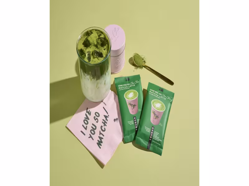 TRUBAR and Cha Cha Matcha Launch Matcha Protein Bar and Café Menu