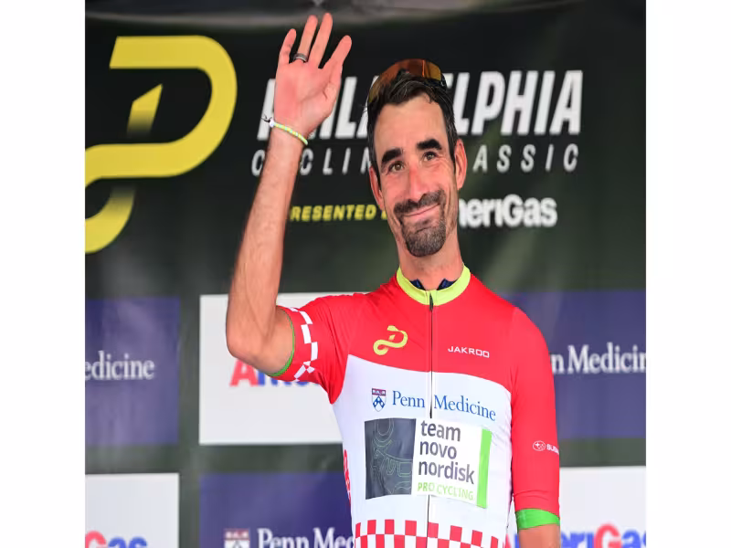 Diabetic Cyclist Wins Climbing Title at Philadelphia Classic's Return