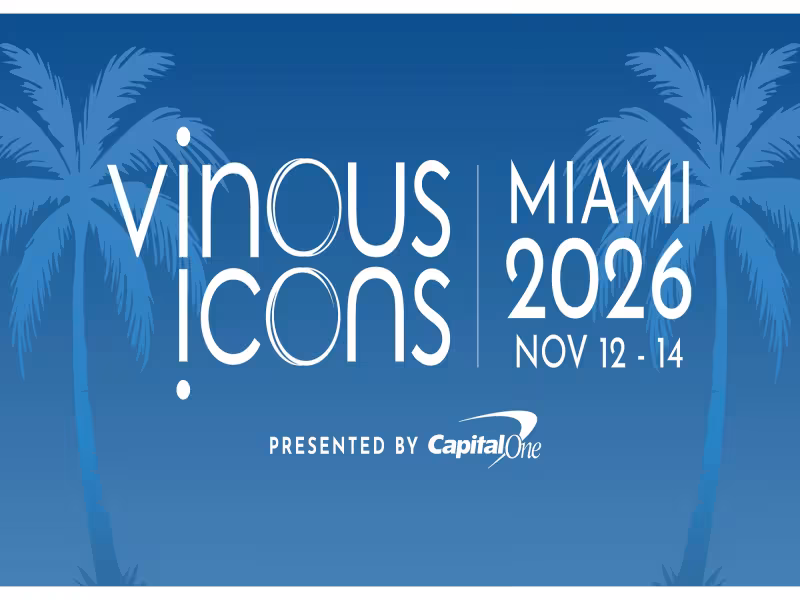Vinous Icons Miami Returns Nov. 12-14 With 100+ Wine Estates