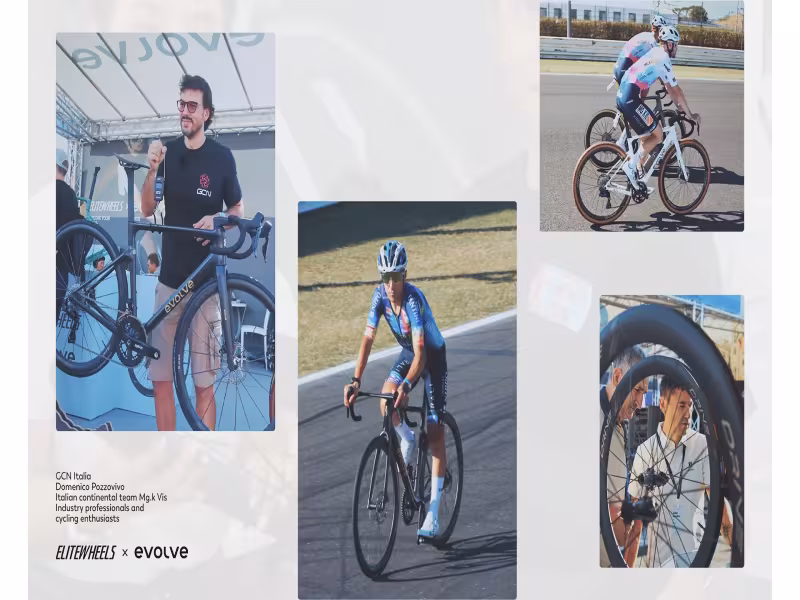 evolve and ELITEWHEELS Showcase High-Performance Bikes at Italian Bike Festival 2026