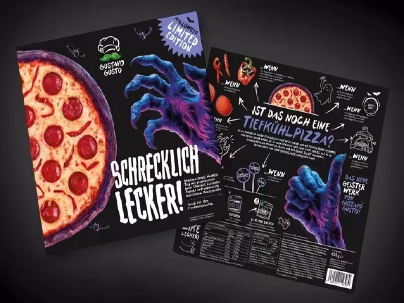 Gustavo Gusto Drops Limited Halloween Pizza With Black Carrot Dough