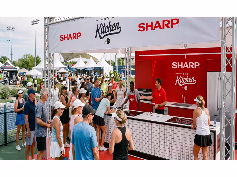 Sharp Turns Pickleball's 'Kitchen' Into a Real One at PPA Tour Stops