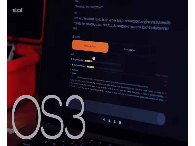 Rabbit Launches OS3, an AI System That Controls Your Devices for You
