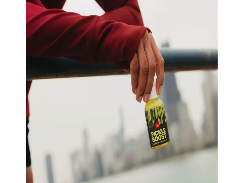 McDonald's Bottles Pickle Juice for Chicago Marathon Runners