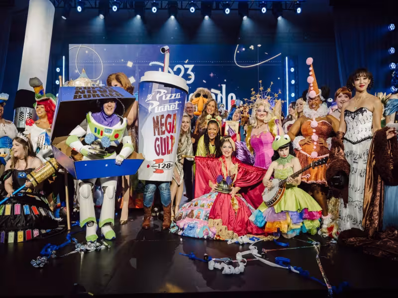 D23 Mousequerade: A Motorized Carrousel Costume Wins Big