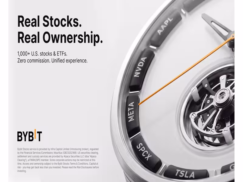 Bybit Opens 1,000+ U.S. Stocks and ETFs to Global Users
