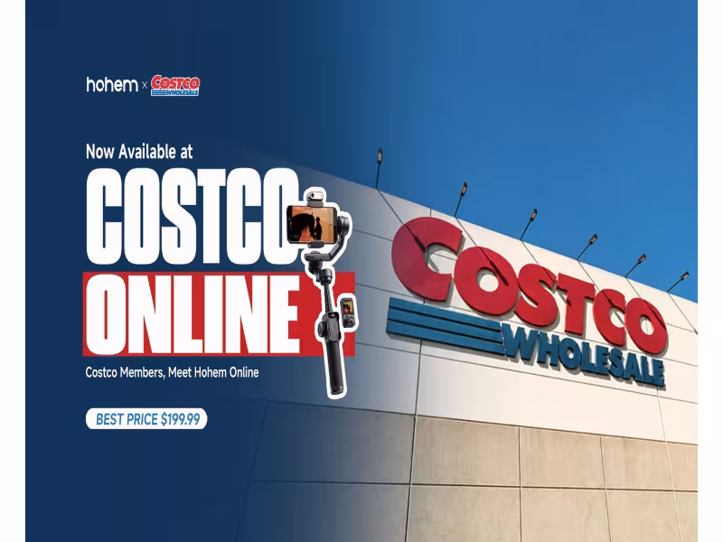 Hohem's AI Tracking iSteady M7 Gimbal Hits Costco.com at $199.99