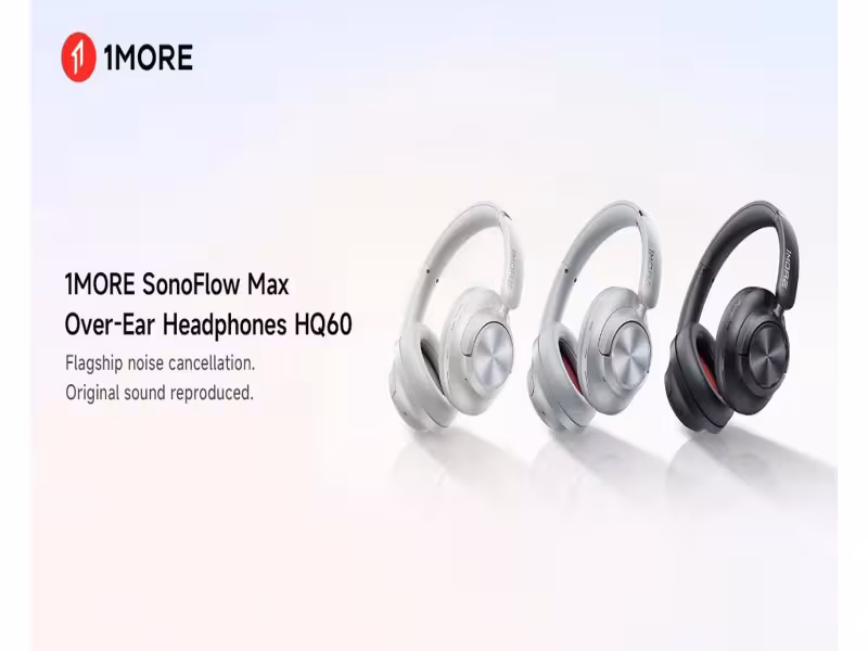 1MORE SonoFlow Max HQ60: 50 dB ANC and 105 Hours of Battery