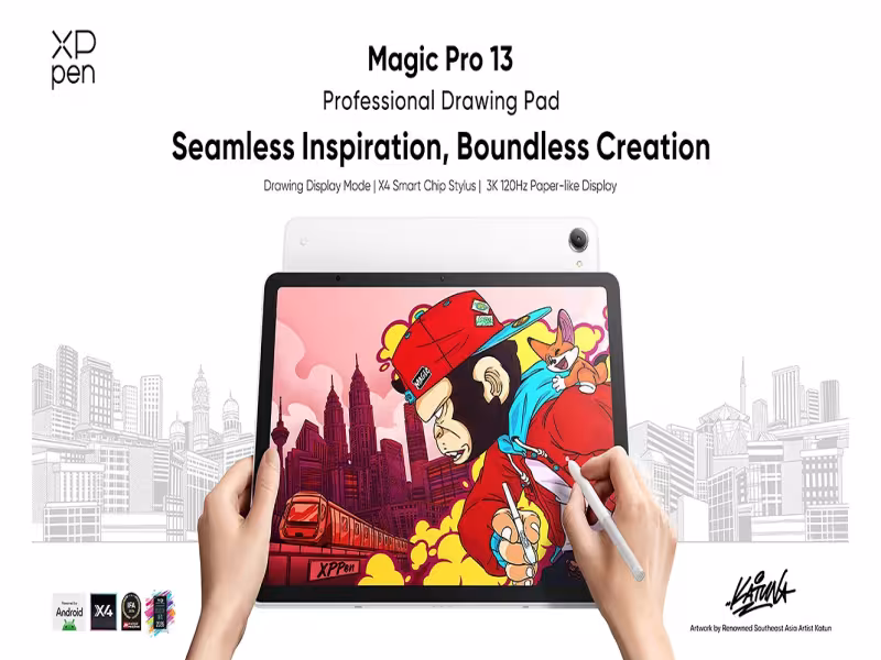 XPPen Magic Pro 13: A Drawing Pad That Doubles as a PC Display
