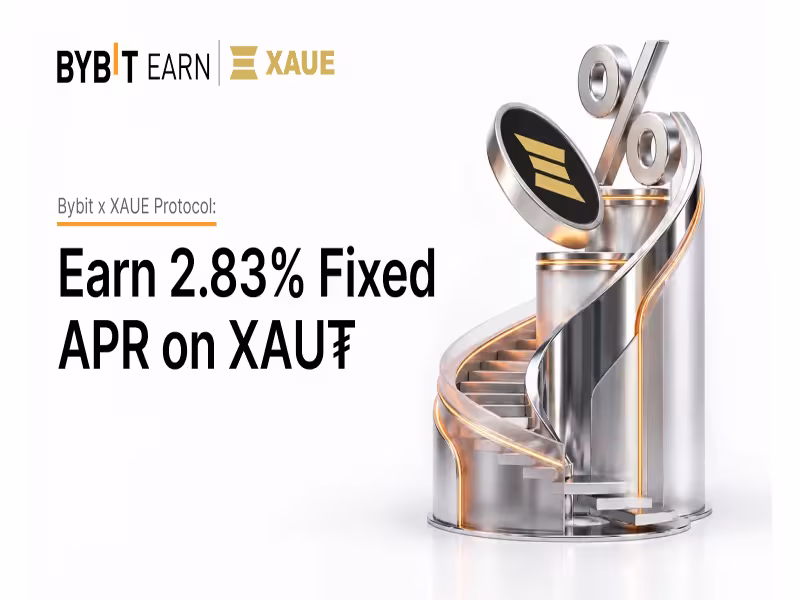 Bybit Offers 2.83% Fixed APR on Tether Gold Savings