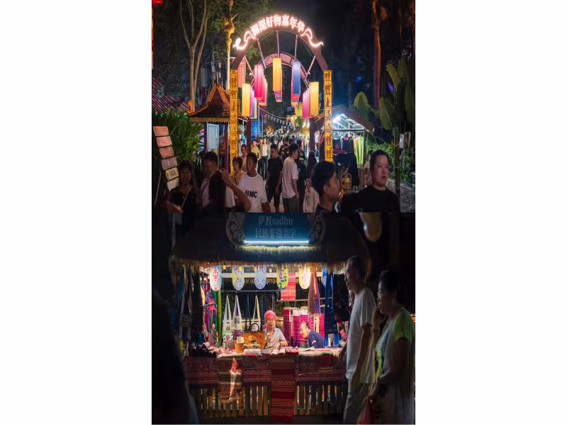 100+ Booths Line a 1.2-km Riverbank at Lancang-Mekong Carnival