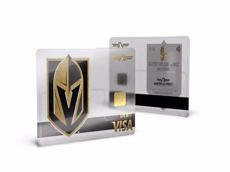 America First Credit Union Launches Golden Knights Debit Card for VGK's 10th Season