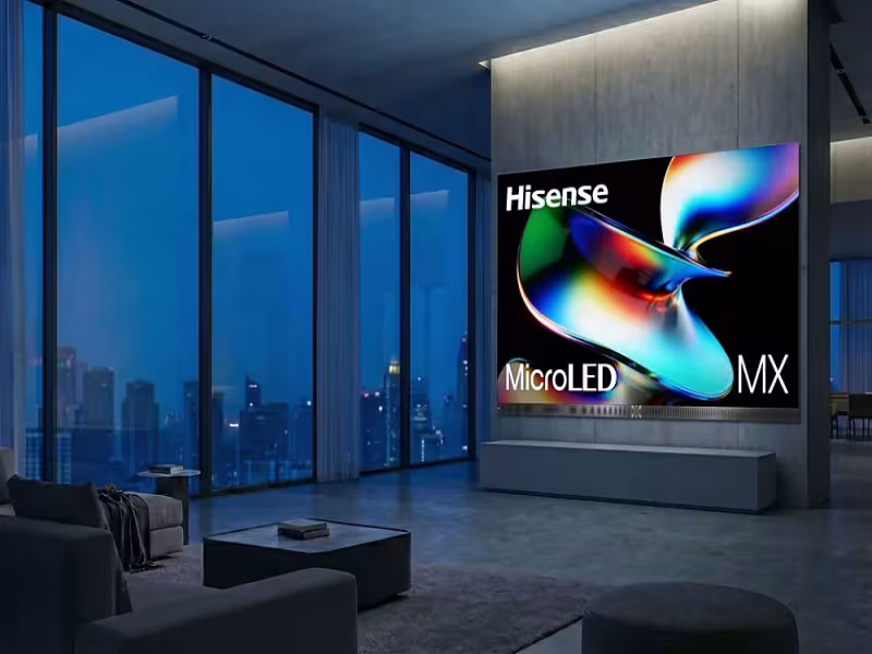 Hisense Adds Yellow to MicroLED With Its 163MX Display