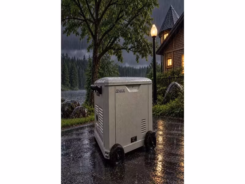 AiPower's $2,699 Generator Runs in Rain and Moves on Wheels