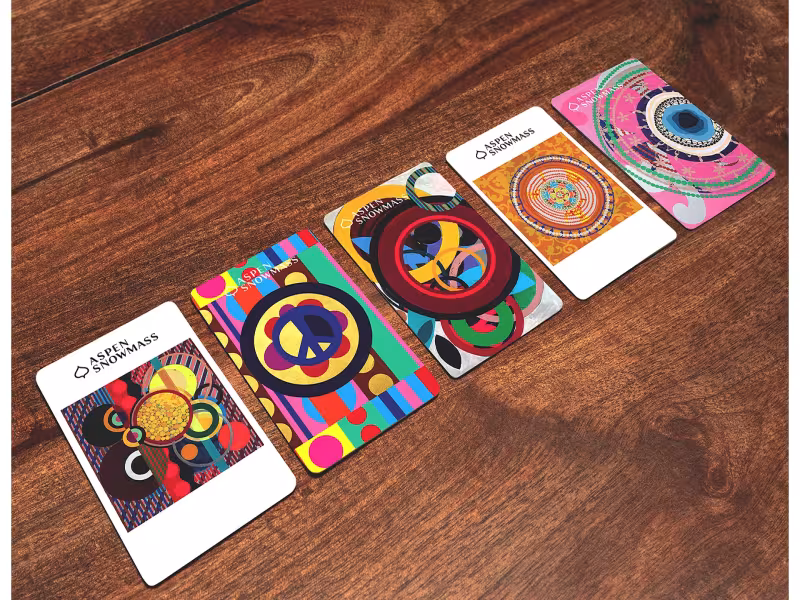 Aspen's Lift Tickets Become Art: Brazilian Painter Milhazes Joins ArtUP