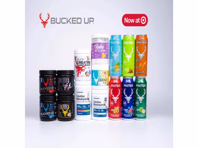 Bucked Up Puts 15 Supplements on Shelves at 1,848 Target Stores