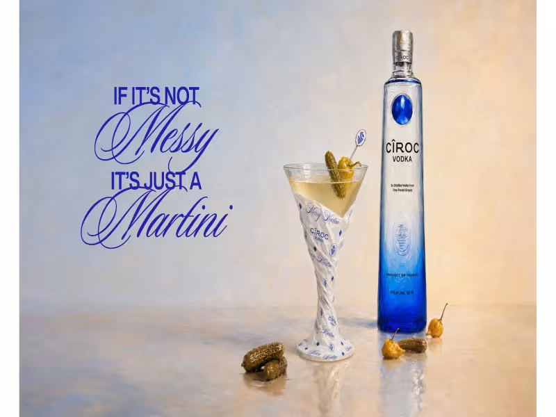 Cîroc's Martini Machini Lets You Build a Messy Martini