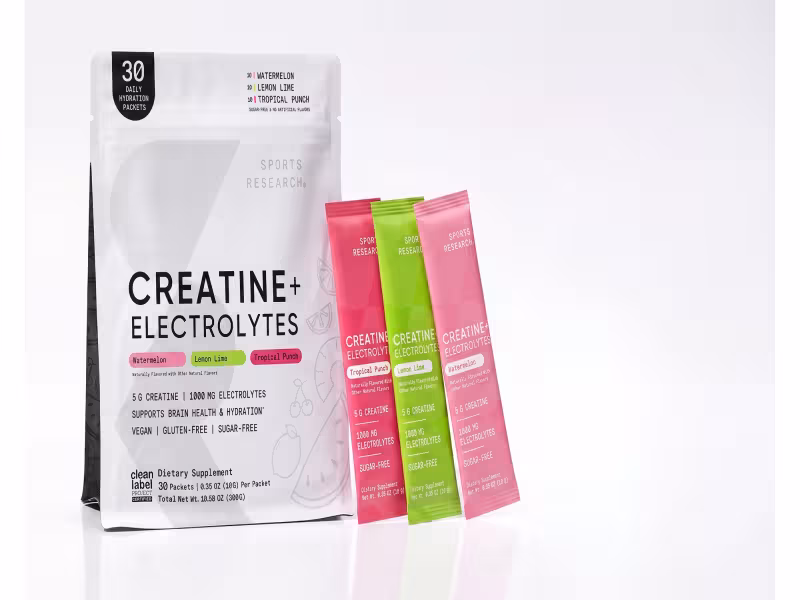 Sports Research Debuts Creatine + Electrolytes Powder at Costco