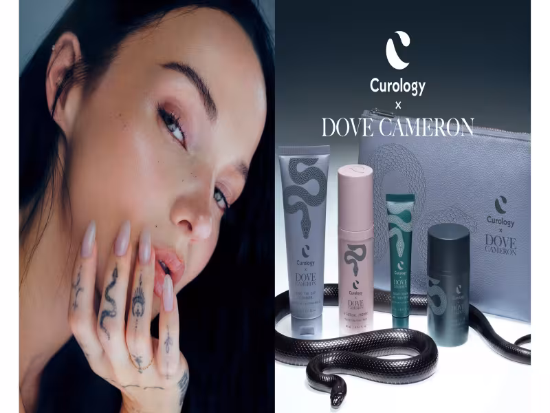 Dove Cameron and Curology Launch $50 Ethereal Glow Skincare Line