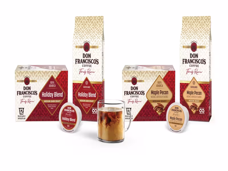 Don Francisco's Coffee Launches Maple Pecan and Holiday Blend for the Season