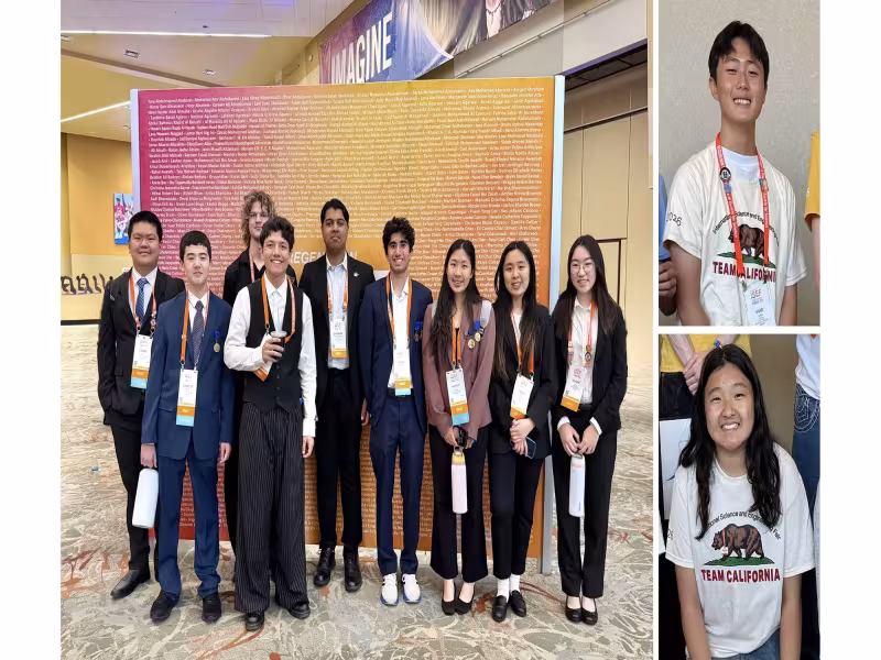 San Diego Students Win $6,300 in Awards at World's Top Science Fair