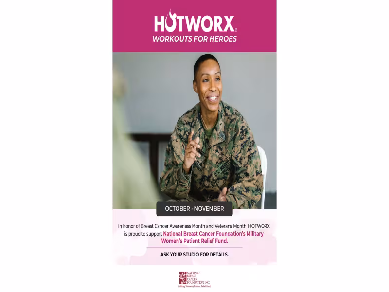 HOTWORX Launches Pink Campaign for Military Women with Breast Cancer
