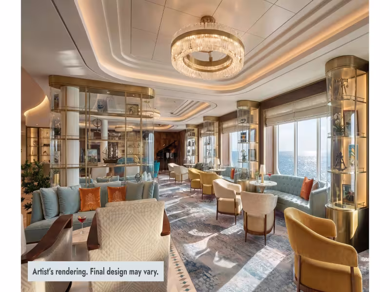 Holland America's Oosterdam Gets a Tulip-Lit Bar and New Crow's Nest