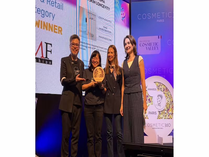 Taiwan's JUBI Plasma Skincare Device Wins Paris Innovation Award