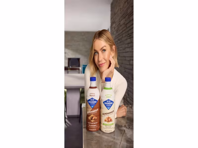 Julianne Hough Teams Up With Blue Diamond for New Almondmilk Ads