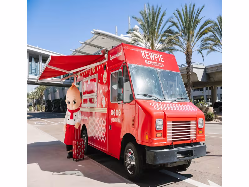 KEWPIE's Red Food Truck Hits Southern California With Free Bites