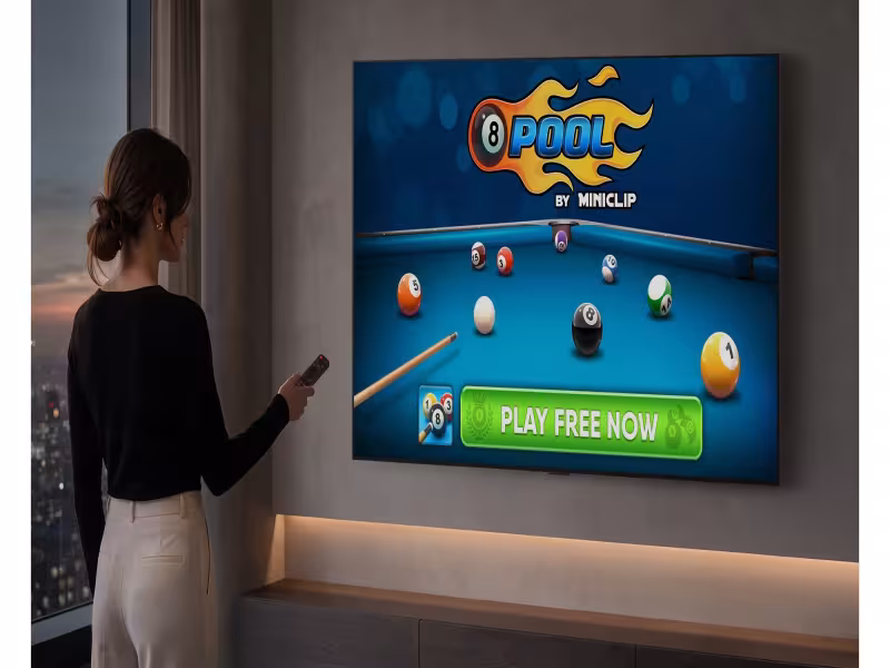 8 Ball Pool Hits LG Smart TVs With Couch Play Multiplayer Mode
