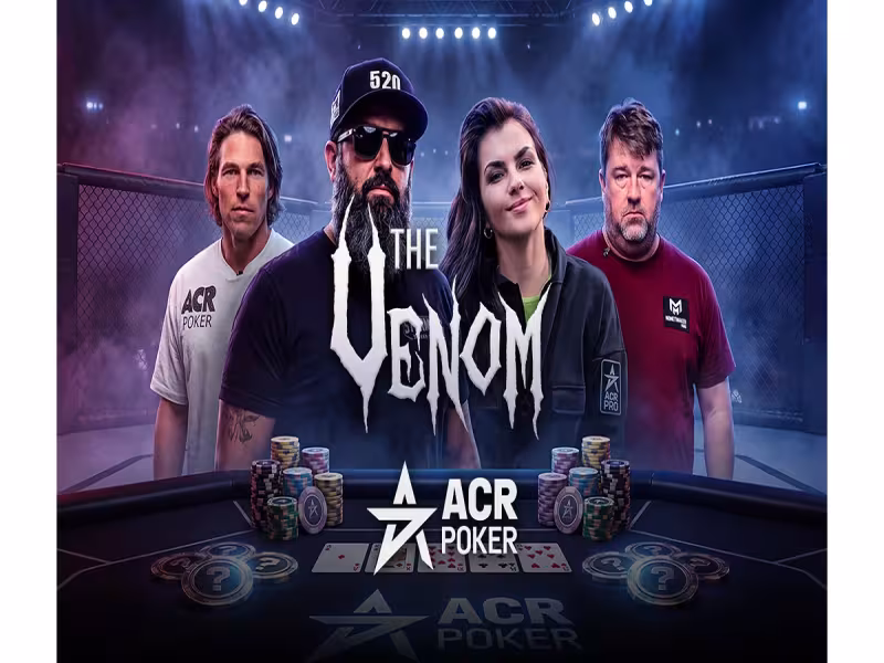 Americas Cardroom Plans Eight-Hour Dual Venom Poker Streams