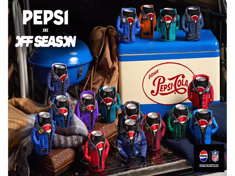 Pepsi and Off Season Shrink the NFL Puffer to Fit a Can