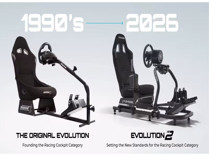 Playseat Unveils Evolution 2, Its Next-Gen Racing Cockpit