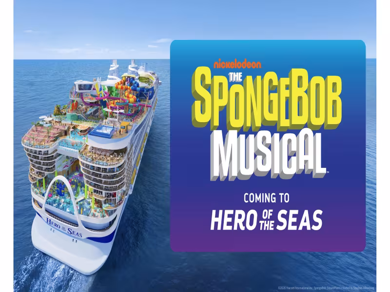Royal Caribbean to Stage First At-Sea 'SpongeBob Musical' in 2027