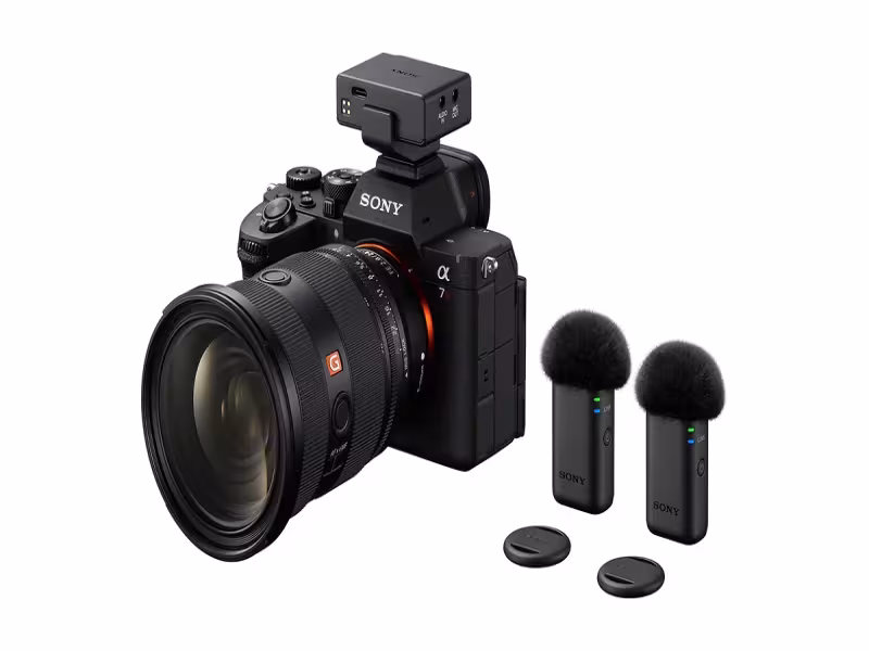 Sony ECM-W5 Wireless Mic Records 32bit Float Straight to Camera