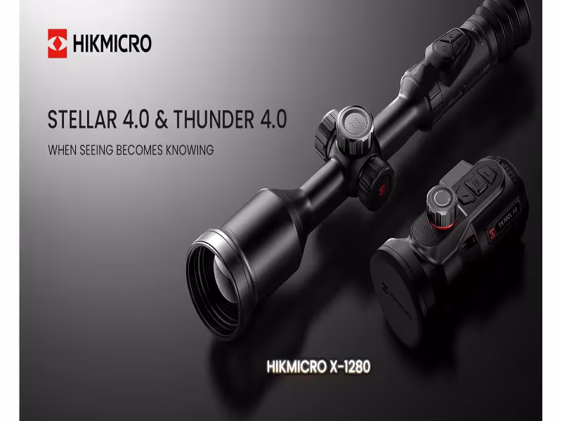 HIKMICRO's STELLAR 4.0 and THUNDER 4.0 Bring 1280 Thermal to Hunters