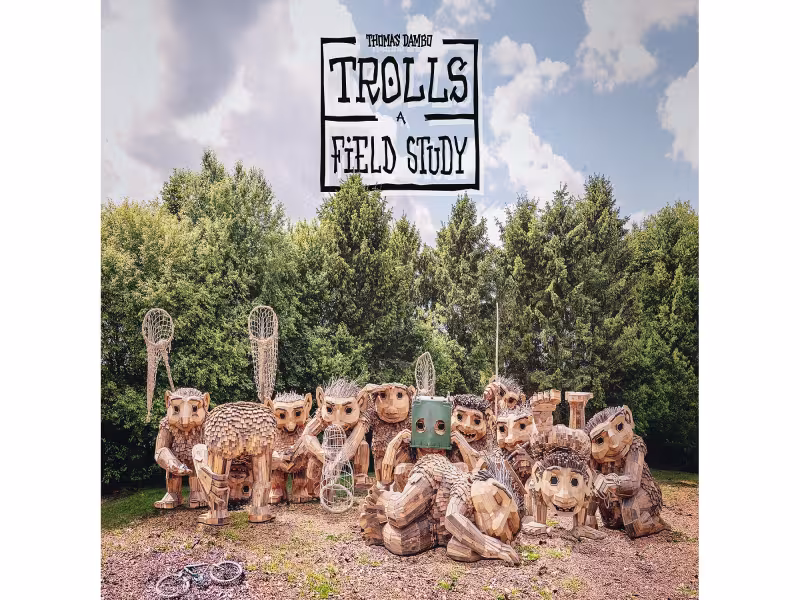 12 Giant Recycled Trolls Invade Michigan Gardens This Spring