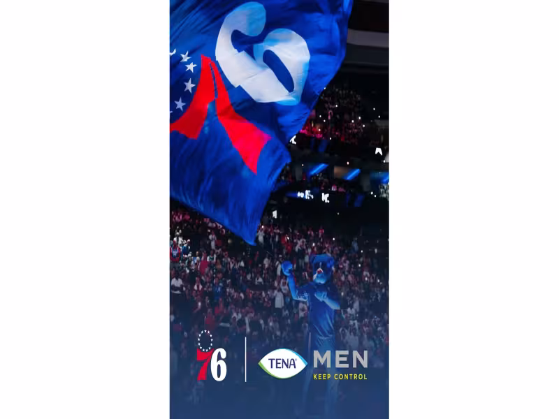 TENA Will Donate Incontinence Products for Every 76ers Block