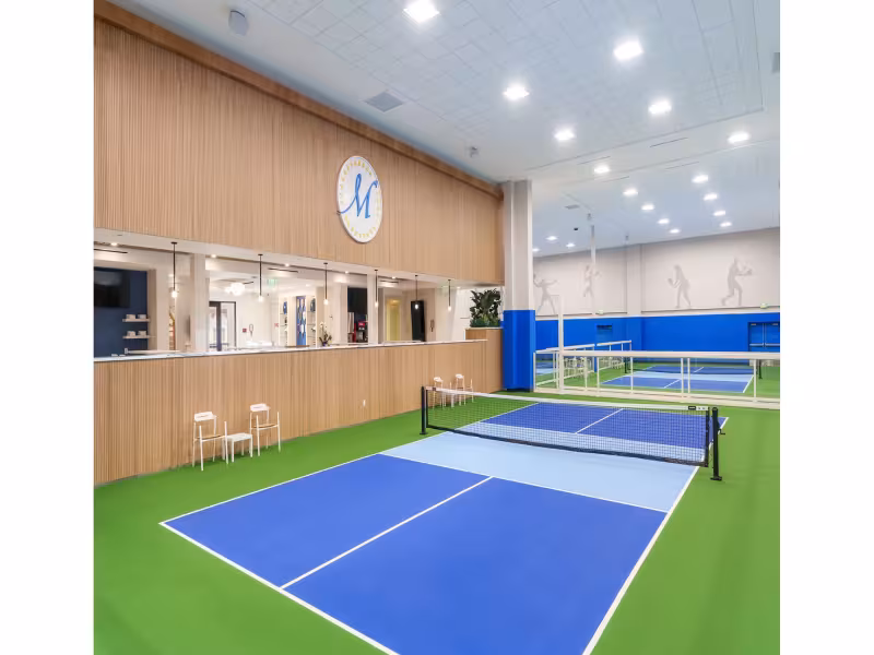 Mirasol Opens 18,000-Square-Foot Indoor Pickleball Complex