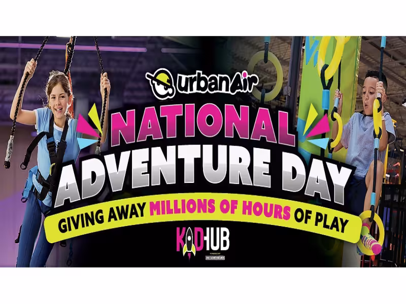 Urban Air Gives Away Free Unlimited Play Passes for National Adventure Day