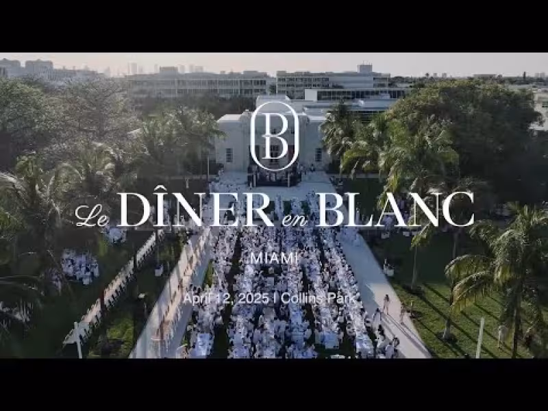 Dîner en Blanc Miami Returns Oct. 24 With Tables Included