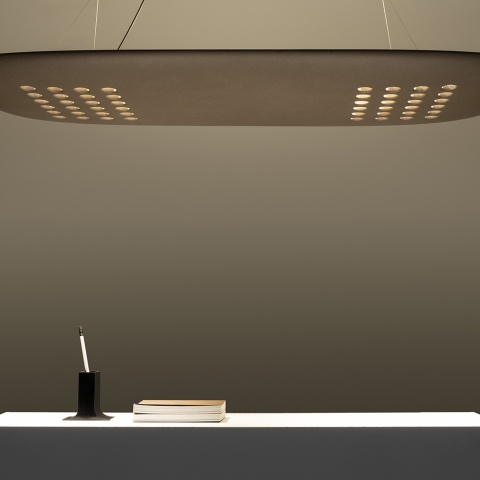 Sustainable Elegance for Modern Workspaces: Introducing the ALE.01 Pendant Lamp by Artemide