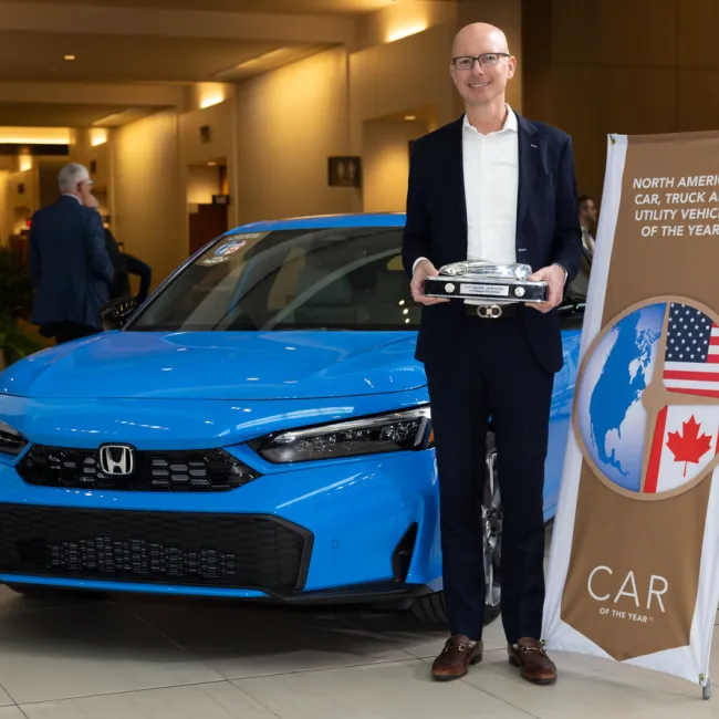 Honda Civic Hybrid Crowned 2025 North American Car of the Year™