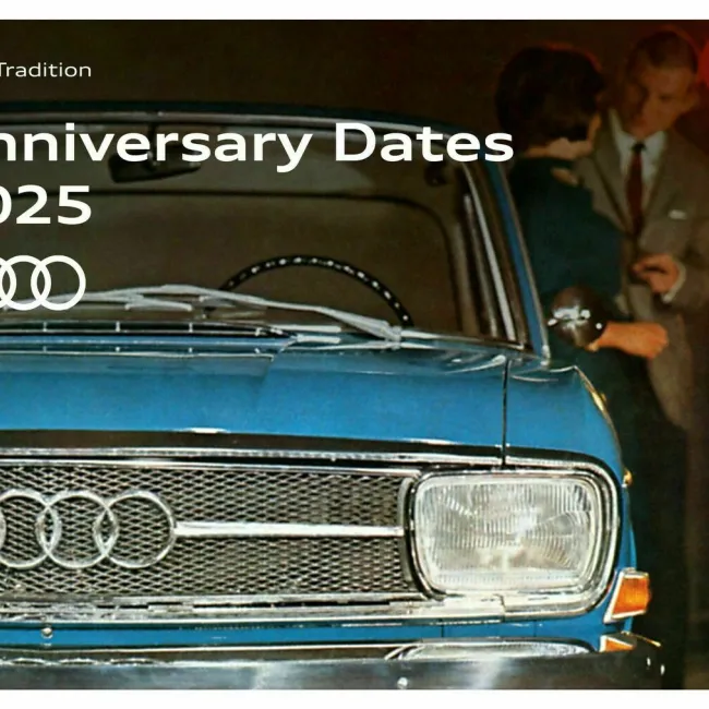 Audi Tradition to Commemorate Numerous Anniversaries in 2025