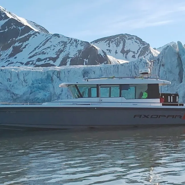 Axopar 37 Cabin: Navigating the Arctic's Untamed Beauty in Svalbard