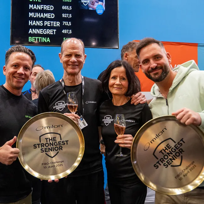 Milon Crowns “The Strongest Seniors” at FIBO 2025 – A Celebration of Strength at Any Age